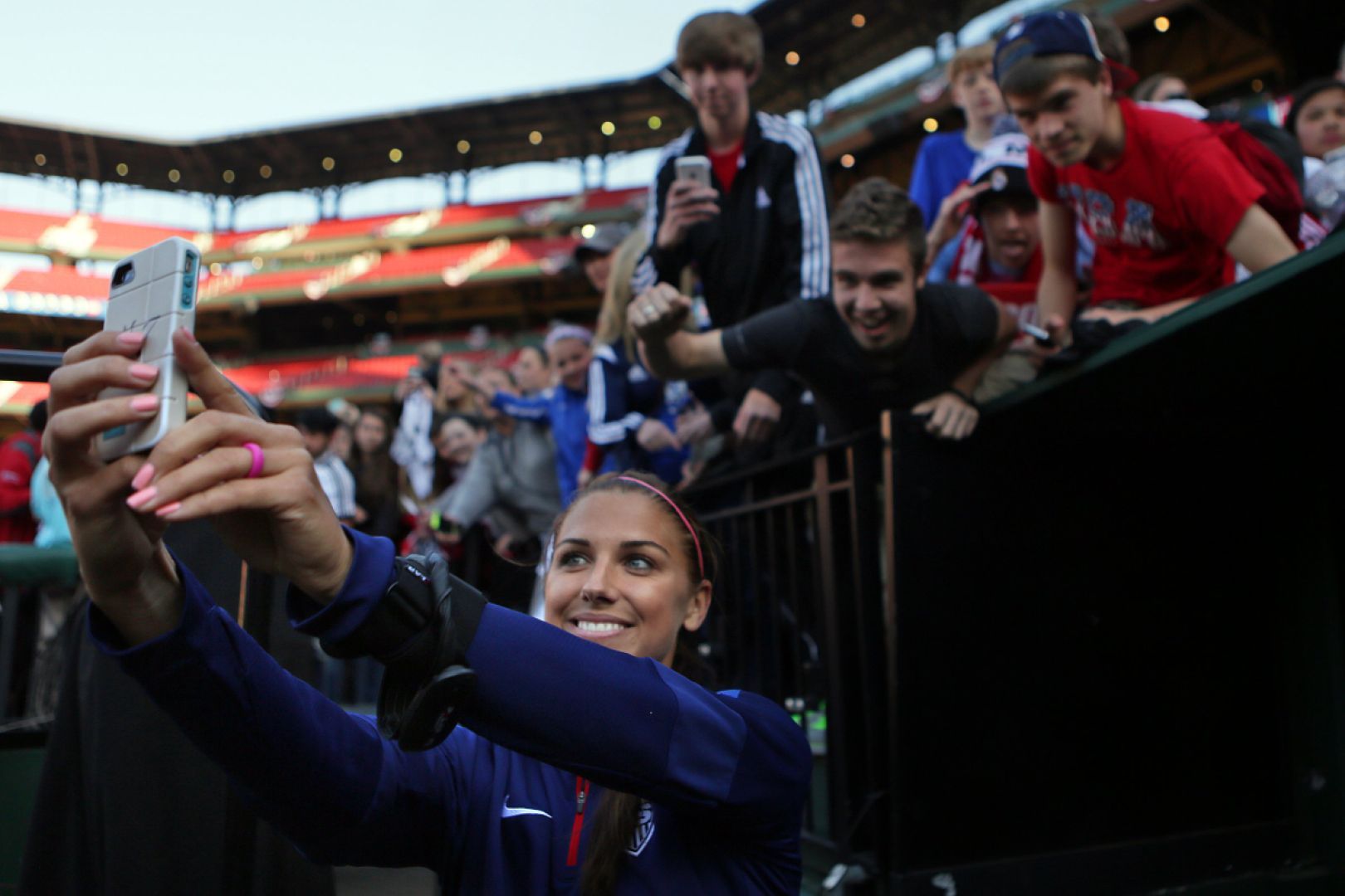 Women's soccer at Busch Stadium in St. Louis